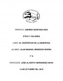 EL DESPERTAR DE LA MARIPOSA