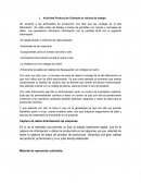 Actividad Producción Grabado en células de trabajo