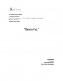 Técnicas básicas de análisis de datos e investigación en psicología. El sexismo