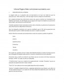 Infome Página Web: nutriciónenmovimiento.com