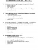 Desarrollo de Interfaces Test