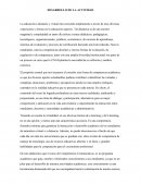 DESARROLLO DE LA ACTIVIDAD La educación a distancia y virtual
