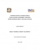 Salud mental SISTEMA UNIVERSIDAD ABIERTA Y EDUCACIÓN A DISTANCIA