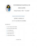 Reacciones ácidos bases