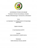 La Creatividad Y Su Fortalecimiento En El Aprendizaje Significativo