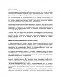 POLÍTICA FISCAL.. Página 1