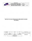 Instructivo de trabajo