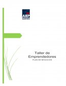 TALLER DE EMPRENDEDORES Plan de negocio