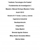 Fundamentos de Investigación I