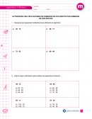 MULTIPLICACIONES DE NÚMEROS DE DOS DÍGITOS POR NÚMEROS DE DOS DÍGITOS