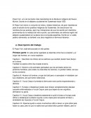 Primera parte. En este primer apartado se describe como fue la creación y el origen del hombre, en nueve capítulos.