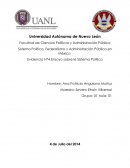 Evidencia N°4 Ensayo sobre le Sistema Político