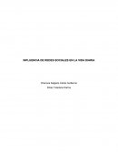 INFLUENCIA DE REDES SOCIALES EN LA VIDA DIARIA