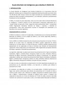 Escala Wechsler de Inteligencia para Adultos- III (WAIS-III)
