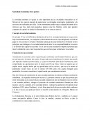 Sociedad Anónima (1ra parte)