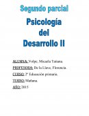Segundo parcial de Psicología del desarrollo II. “La inteligencia atrapada”