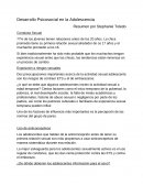 El desarrollo Psicosocial en la adolescencia