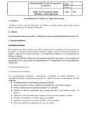 Procedimientos de trabajo en Caliente Maestranza