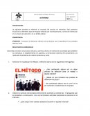 Actividad pelicula El Metodo