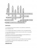 Crucigrama de ciencias