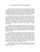 Ensayo: El crecimiento poblacional mundial