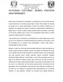 ACTIVIDAD CULTURAL: MUSEO PANTEÓN SAN FERNANDO