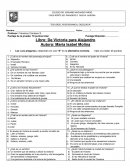 Prueba De Victoria para Alejandro. “ESFUERZO, PERSEVERANCIA, EXCELENCIA”