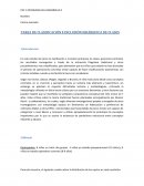 TAREA DE CLASIFICACIÓN E INCLUSIÓN JERÁRQUICA DE CLASES