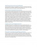 Mercadotecnia - Identificación de las estructuras de Mercado