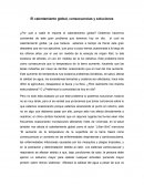 El calentamiento global, consecuencias y soluciones