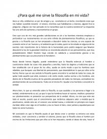 FILOSOFIA EN MI VIDA. Página 1