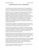 Comentario de texto acerca de aranguren