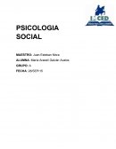 La psicología social es la disciplina que se vale de métodos científicos para explicar y entender las conductas en los individuos