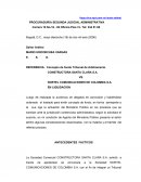 Contestacion de demanda de arrendamiento