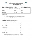 Prueba de lenguaje Tipo de evaluación: Sumativa