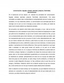 Comunicación, leguaje, otredad, ajenidad, prejuicio, feminidad, discriminación