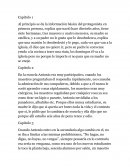 Al principio se da la información básica del protagonista en primera persona