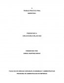 FACULTAD DE CIENCIAS CONTABLES, ECONOMICAS Y ADMINISTRATIVAS PROGRAMA DE ADMINISTRACION DE EMPRESAS