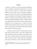 El lenguaje es una facultad del ser humano para expresarse lingüísticamente