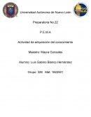 Actividad de adquisición del conocimiento de PEMA etapa 4