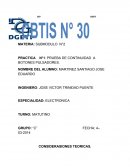 PRACTICA N°1: PRUEBA DE CONTINUIDAD A BOTONES PULSADORES