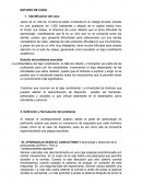 Aprendizaje ESTUDIO DE CASO