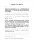 Lazzaro espallanzani