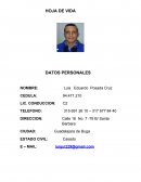 HOJA DE VIDA LUIS POSADA