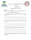 Examen 1er bimestre historia de méxico