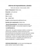 Informe de Emprendimiento y Gestión