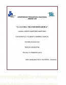 La letra transformadora