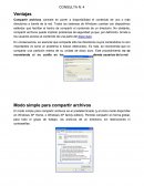 CONSULTA Modo simple para compartir archivos