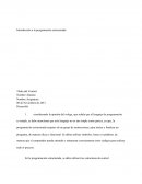 Trabajo: Introducción a la programación estructurada