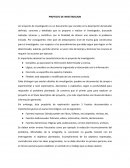 Resumen de Proyecto de investigación